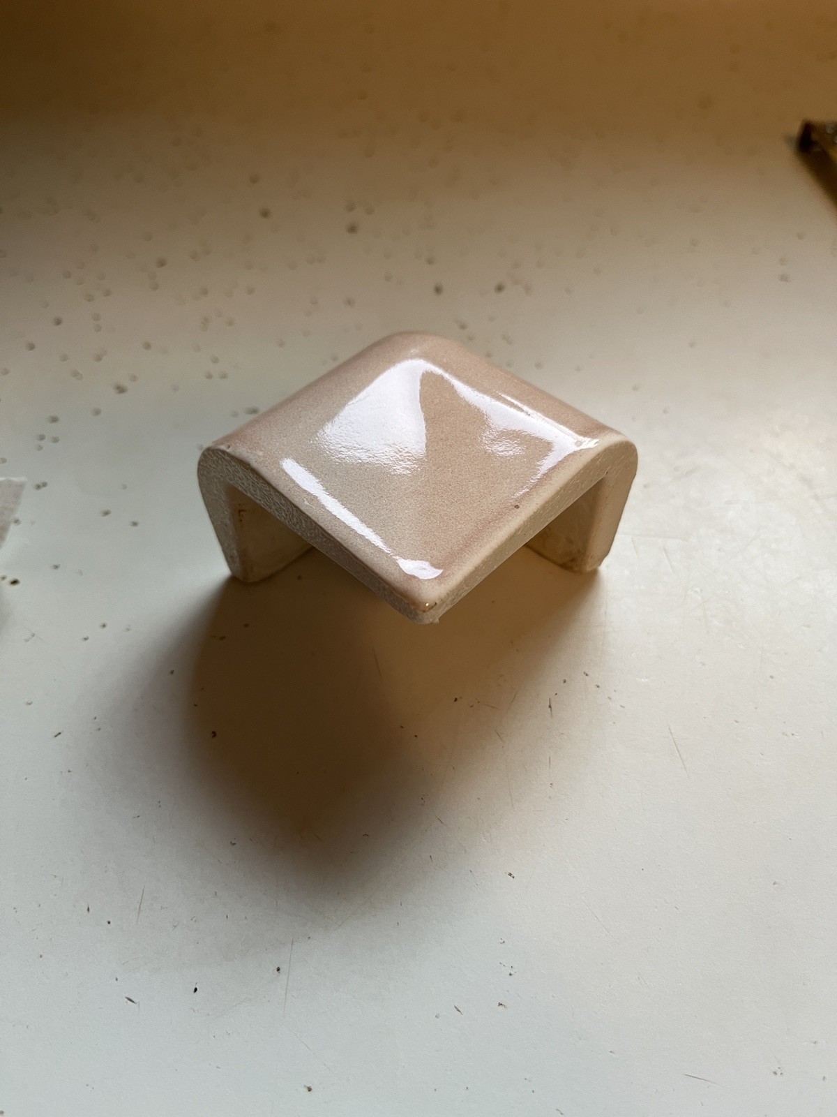 Shell Pink Sage Tile 4 3/8 Florida Tile Mid Century Modern 4×4 Light Pink FT