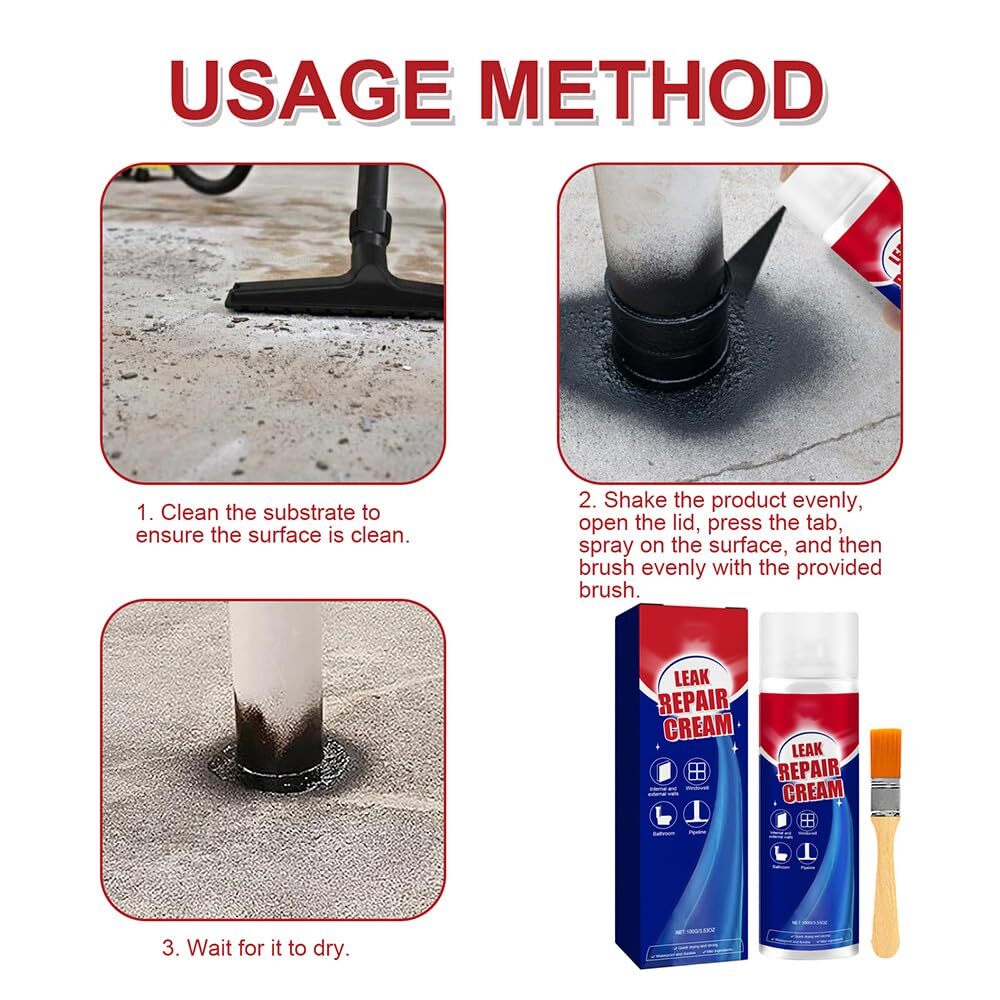 Leak Repair Waterproof Sealant Spray | 100ml Spray Sealant for Water Leaks