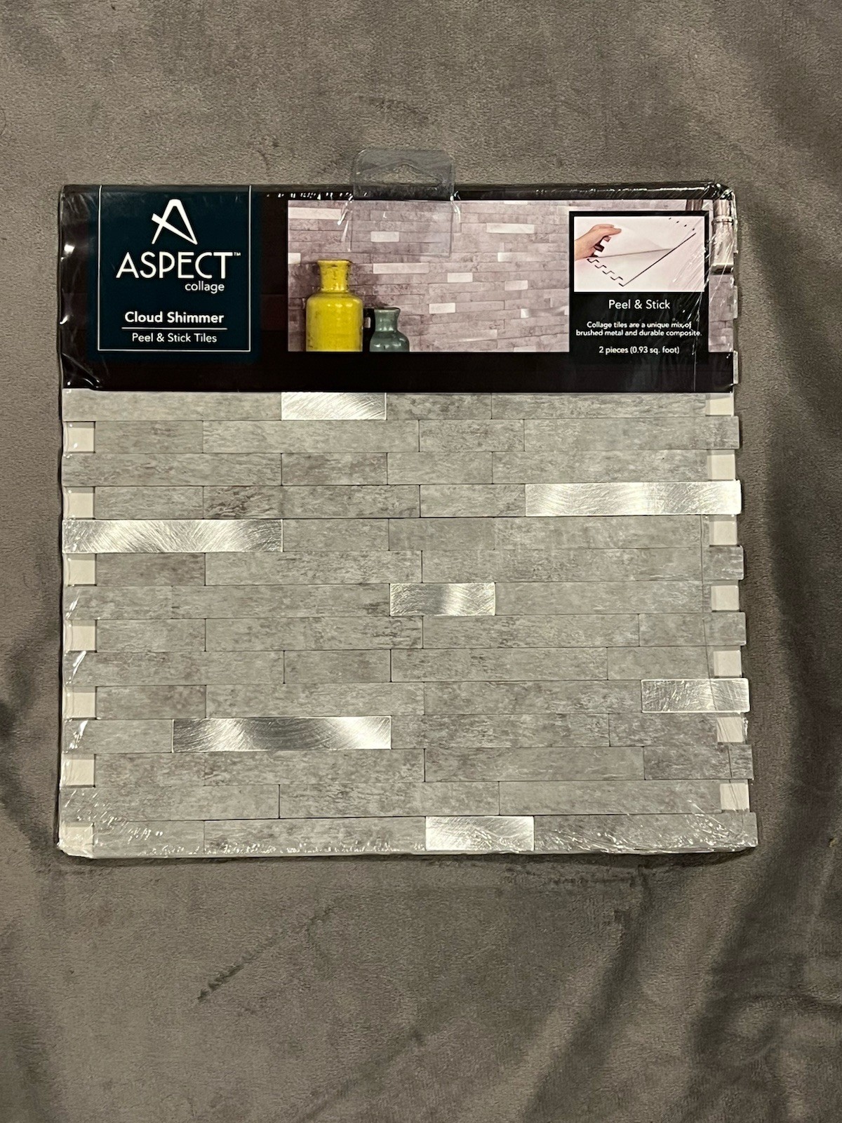 Aspect Metal And Composite Peel And Stick Backsplash Tiles AC0-04