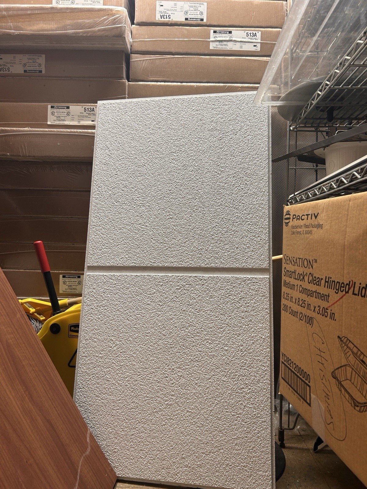 Armstrong 513A Cirrus Ceiling Tile, 24 In W X 48 In L, Beveled Tegular, 15/16