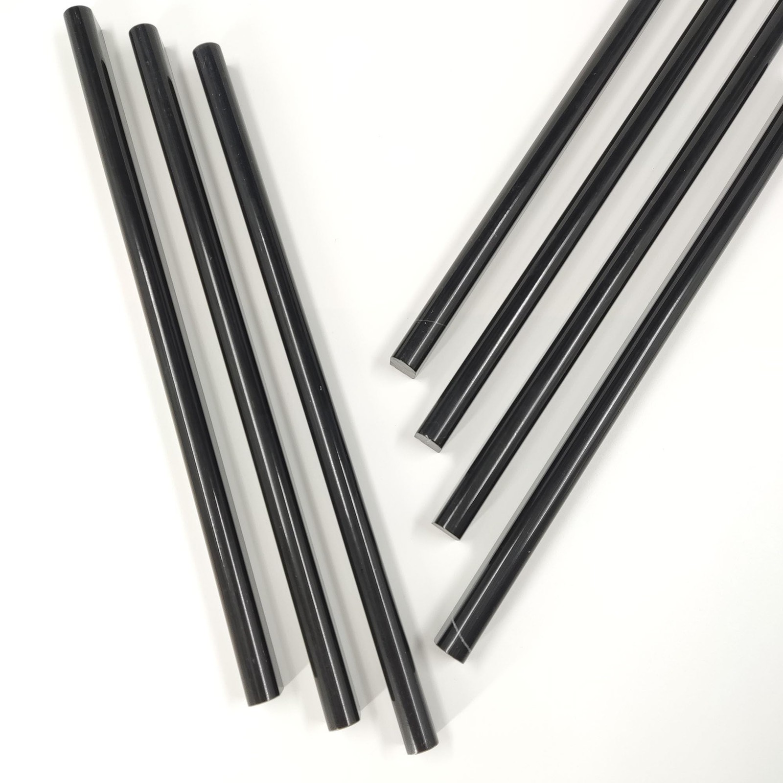 Black 15 Pack Marble Pencil Tile, 0.5″X12″ Polished Marble Tile Edge Trim for…