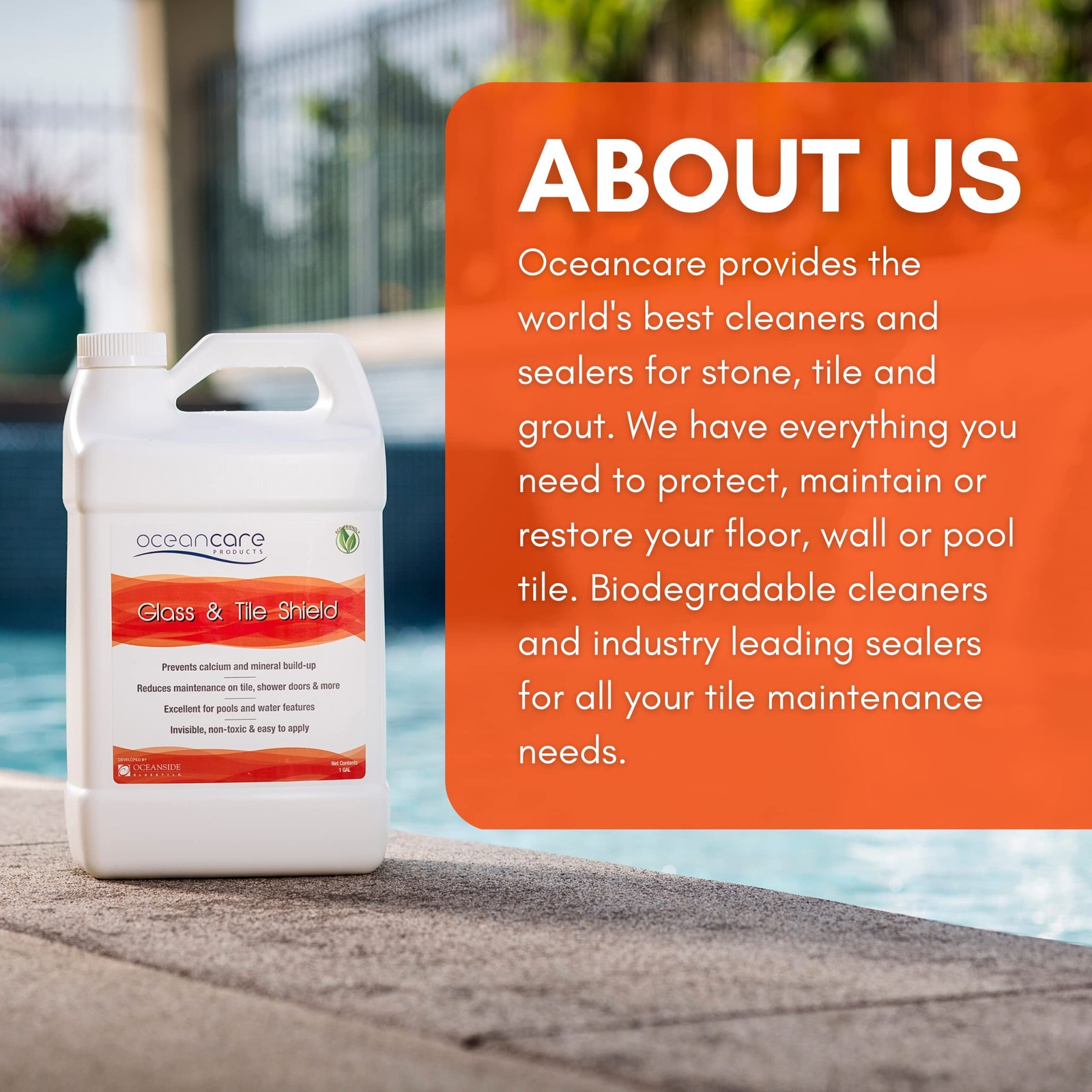 Products – Glass and Tile Shield – Gallon – Rock Water Feature Protectant, Ca…