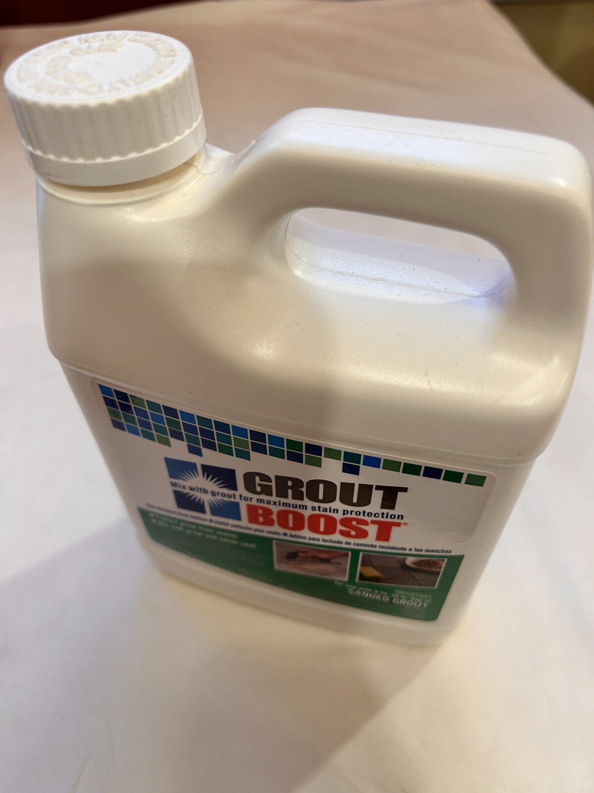 Stain-Proof Additive For Sanded & Unsanded Grout – ‘Grout Boost’ 27fl oz