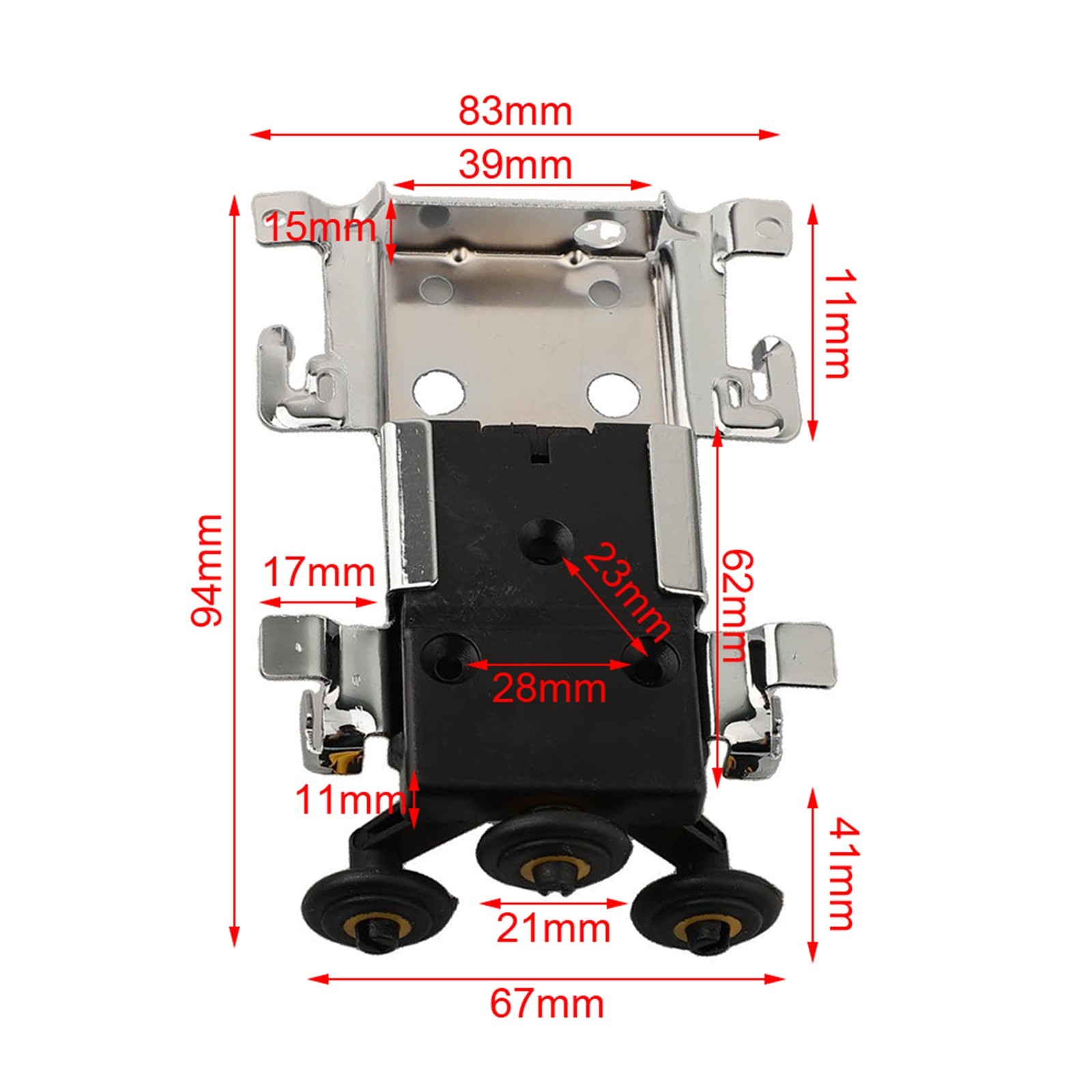 Wardrobe Roller System with Reliable Nylon and Plastic Components Easy to Use