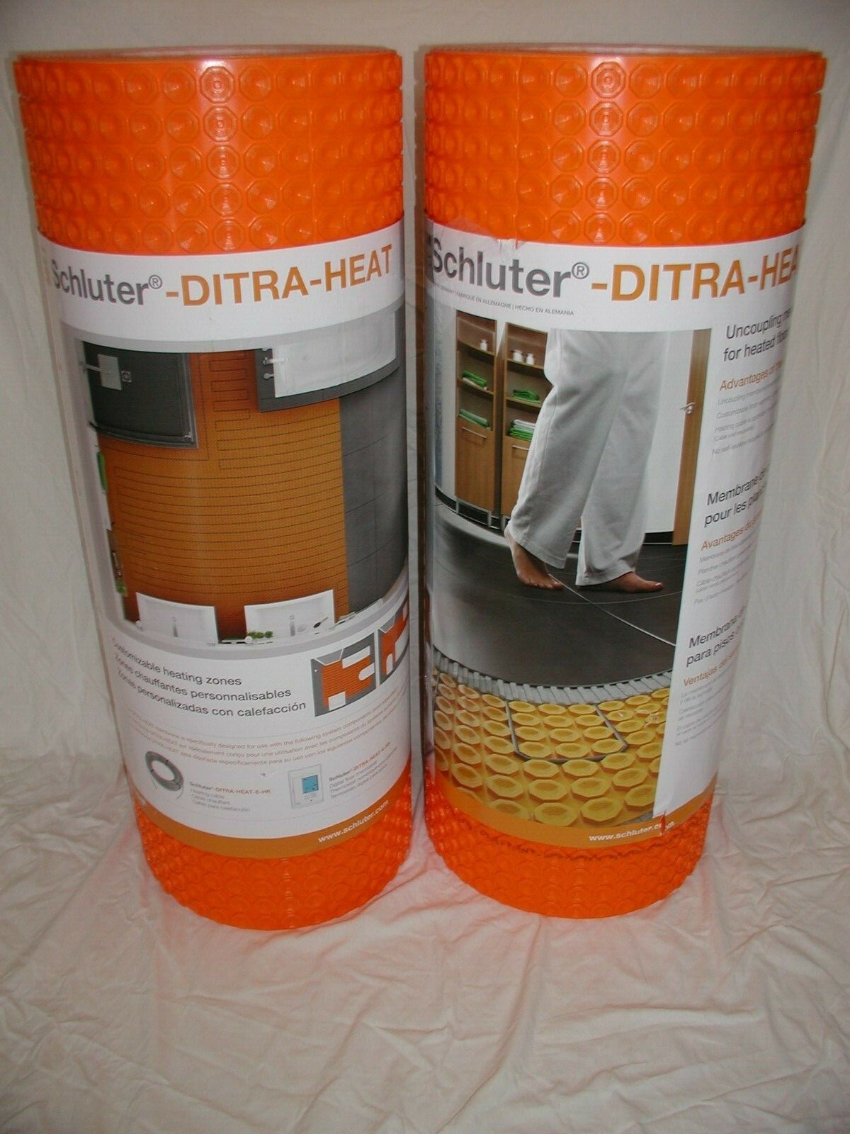 Schluter DITRA HEAT Membrane ~ FULL 134.5 sf Roll ~ 3′ 3″ x 41′ 1″ Roll Size