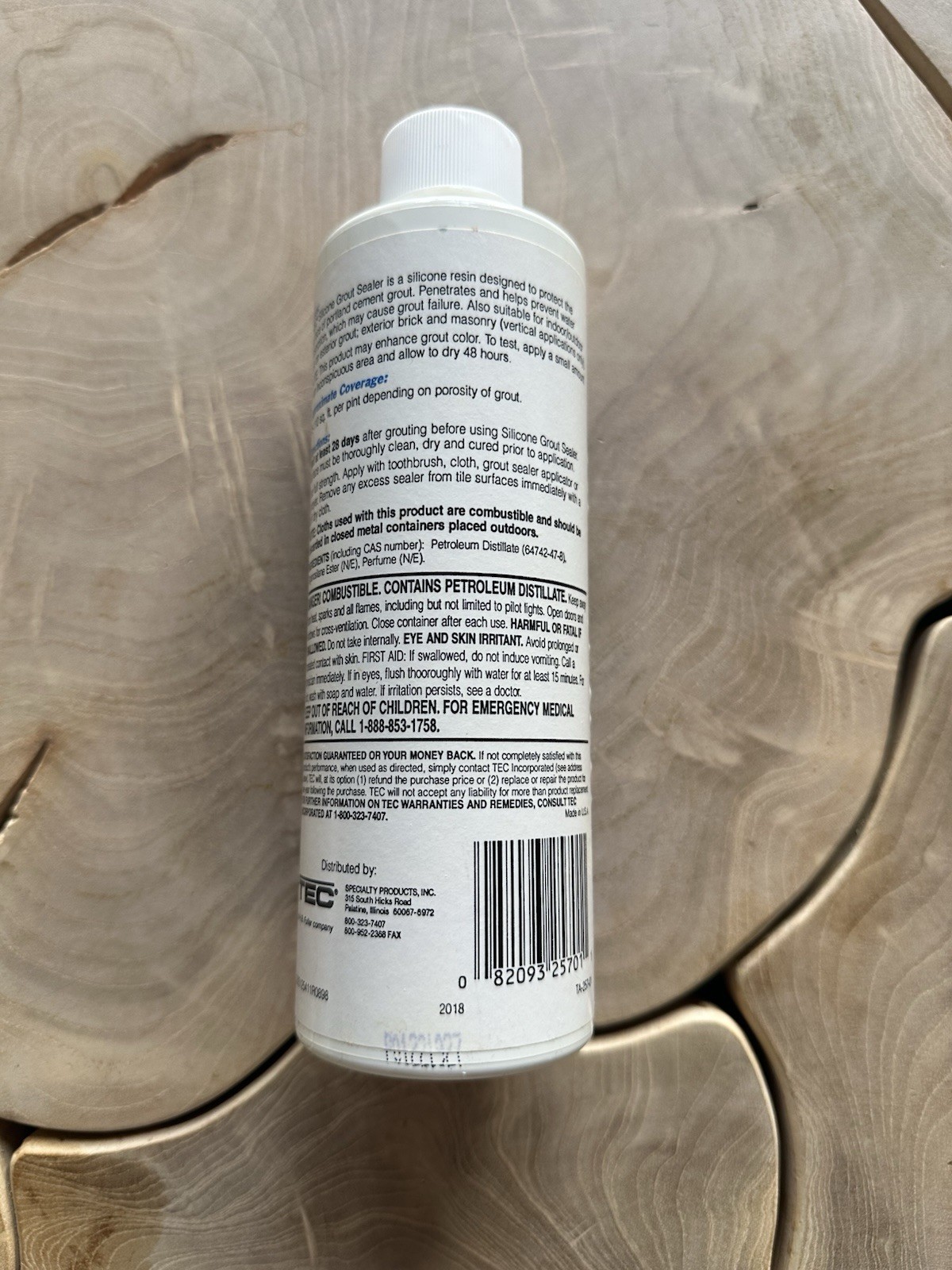 TEC H.B. Fuller Silicone Grout Sealer 2018 Discontinued Protects Ceramic Tile