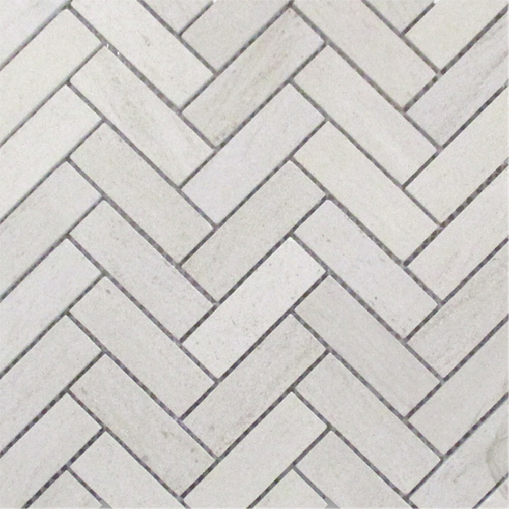 H72XH Golden Beach Moleanos Beige Limestone 1×3 Herringbone Tile Honed