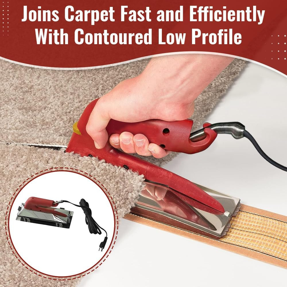 ZY305 10In. 800 Watt Carpet Seaming Iron