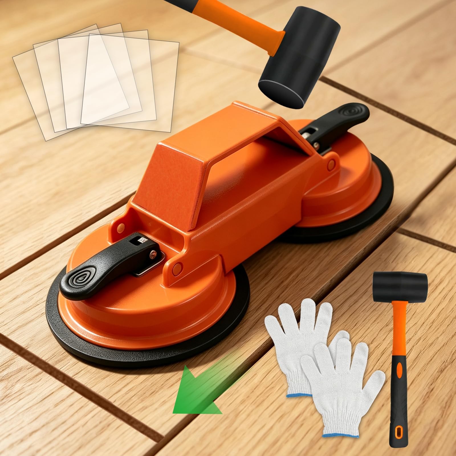 Floor Gap Fixer Tool to Fix a Floor, Vinyl Floor Repair Kit with Strong Sucti…