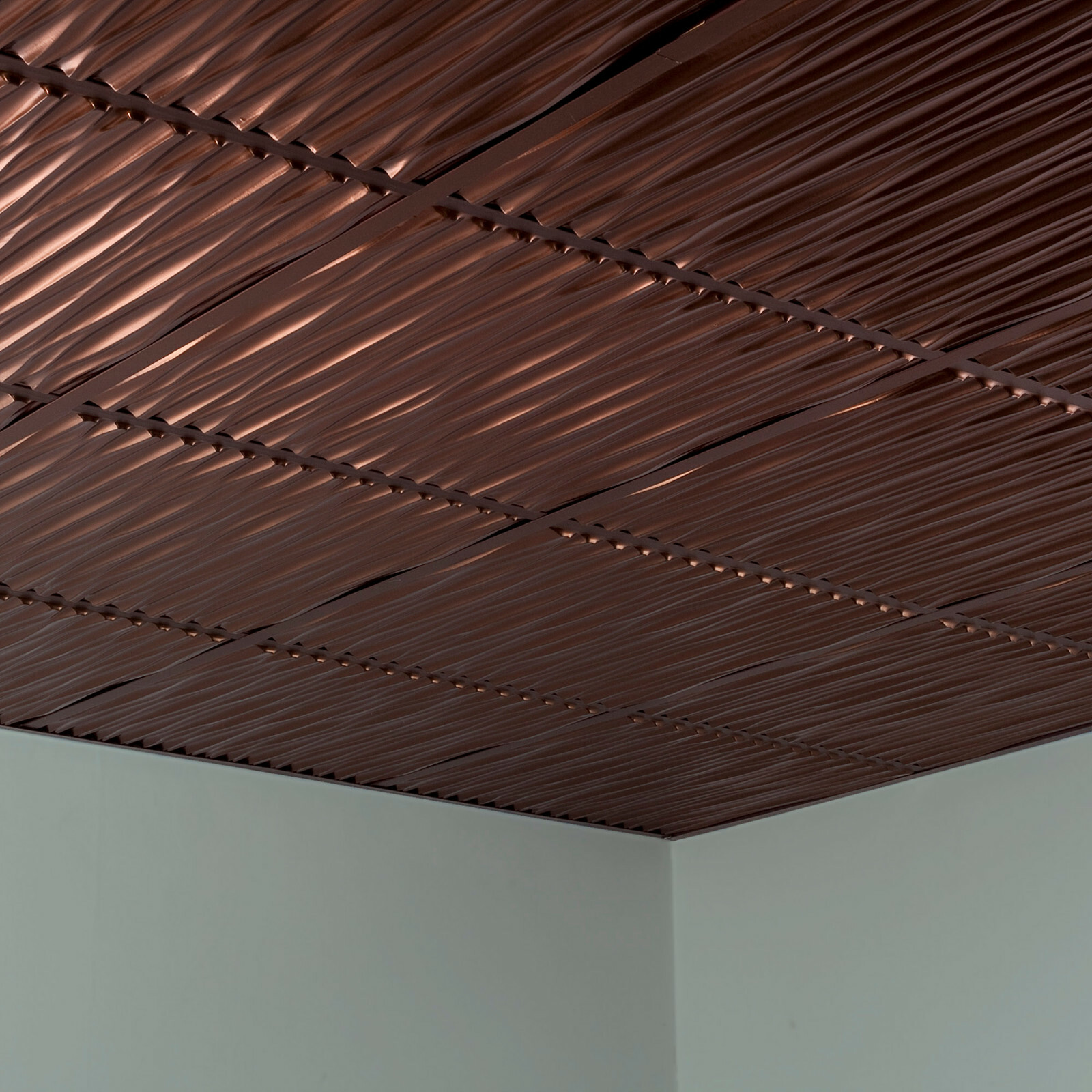 Fasade – Dunes 2ft x 2ft Oil Rubbed Bronze Lay In Ceiling Tile/Panel (5 Pack)