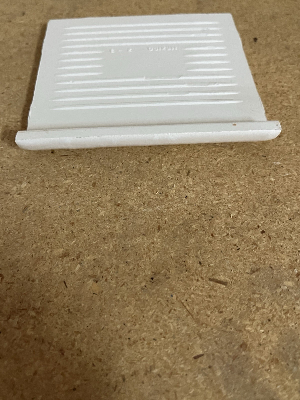 1 pc. Mayan White A4402 Radius Bullnose Ceramic Tile Daltile 4-1/4″ Free Ship US