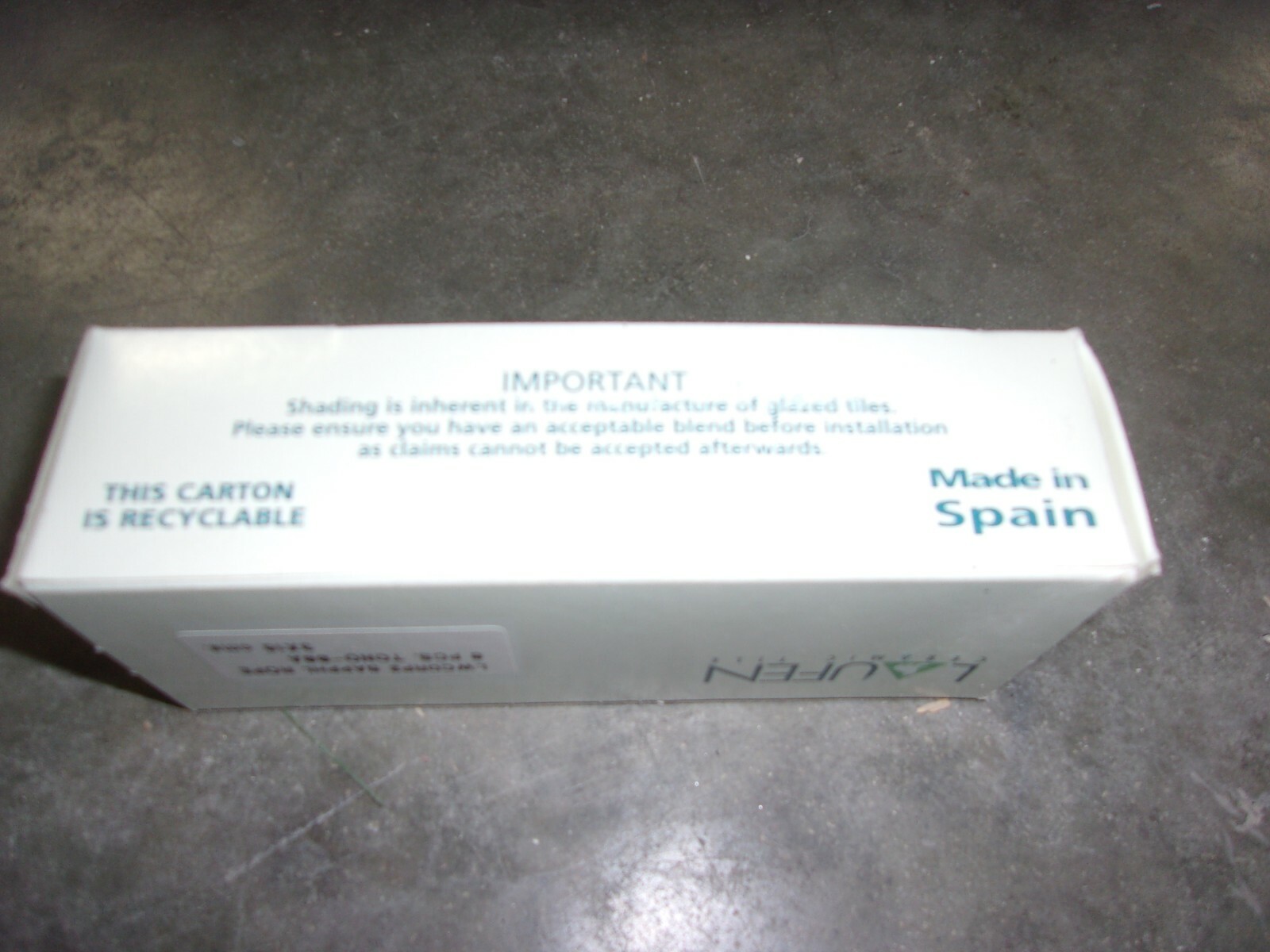 Laufen Sapphire Blue Rope Tile Trim 1 1/4″ x 6″ Approx LWCDRP2 6 pcs CR-19