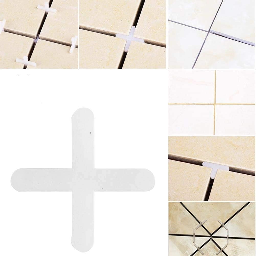 1000 Pieces 1/8″ Tile Spacers 3mm Floor Wall Ceramic Tile Spacers