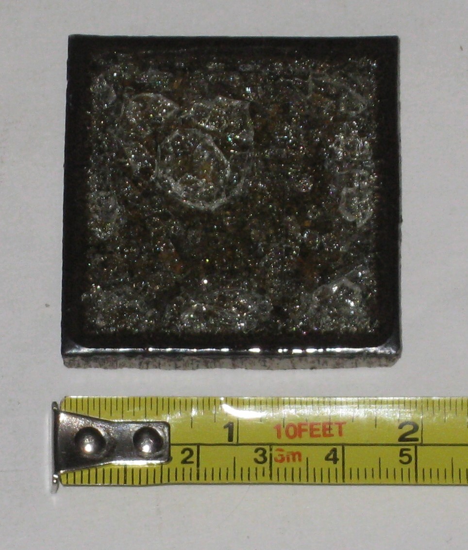 2″x2″ Crackle Glass Tile Deco Insert Accent Wall Tile – CLOVE – Lot of 10 pcs