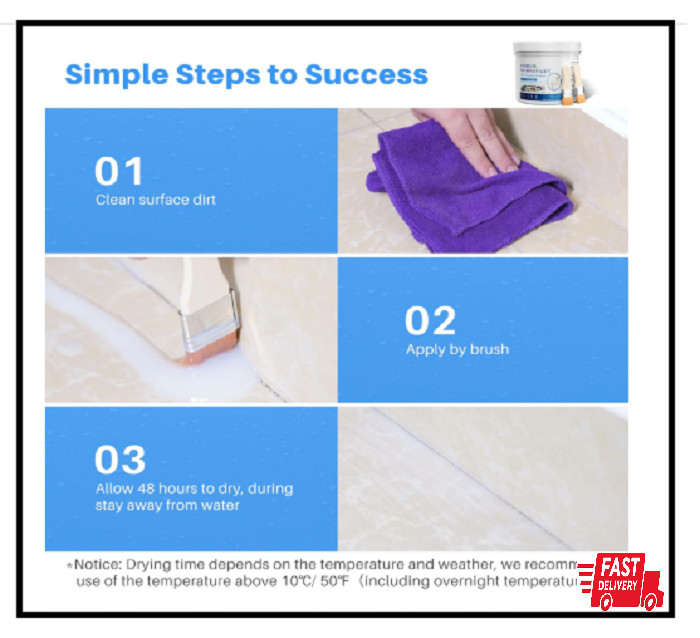 Invisible Waterproof Agent Transparent Repairing Leak Waterproof Adhesive