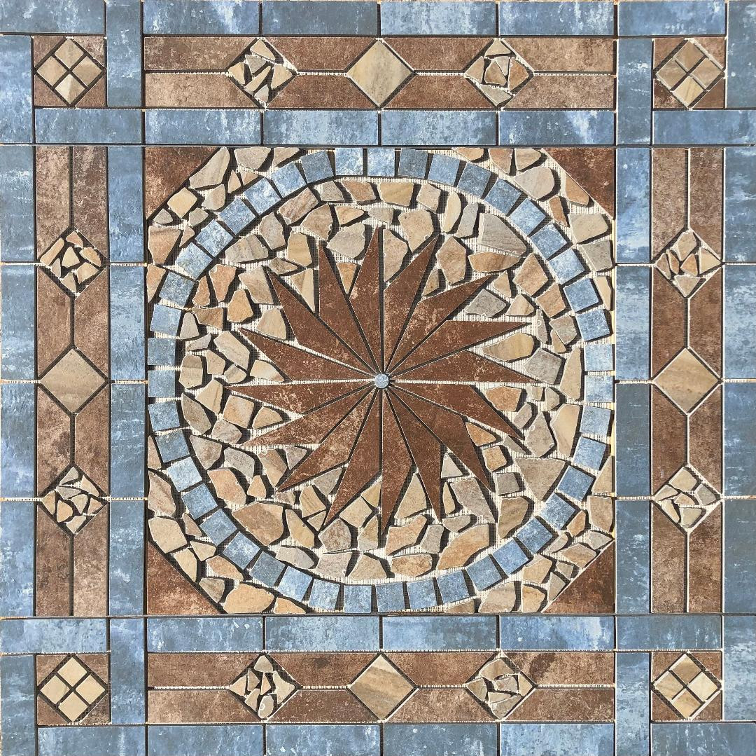36″ x 36″ Tile Medallion – Happy Floors French Quarter tile series