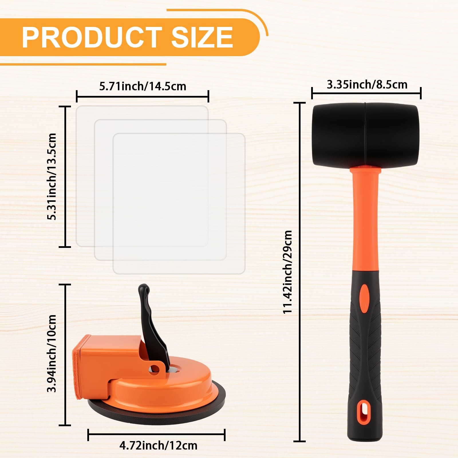 Upgraded Floor Gap Fixer Tool Kit, Laminate Flooring Tools & LVP, Vinyl Floor…
