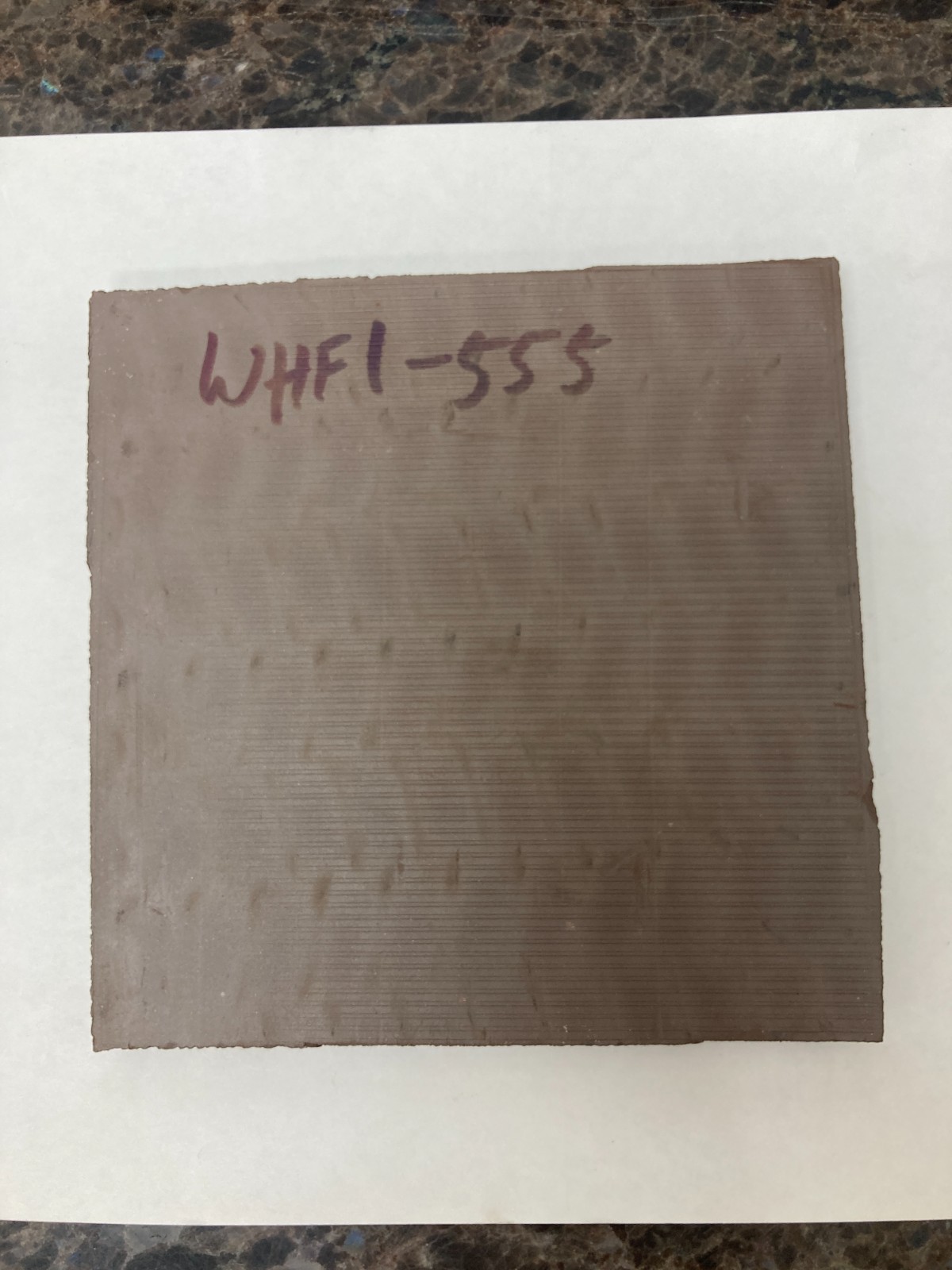 6×6 Tile Ash Gray Slip Resistant Loose Wall Ceramic WHF1-555 Summitville Sample