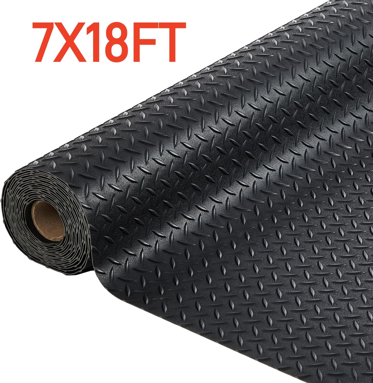 Garage Floor Mat 7.8×18 FT 2.8mm Thicken Non-Slip Floor Roll Protector Mat