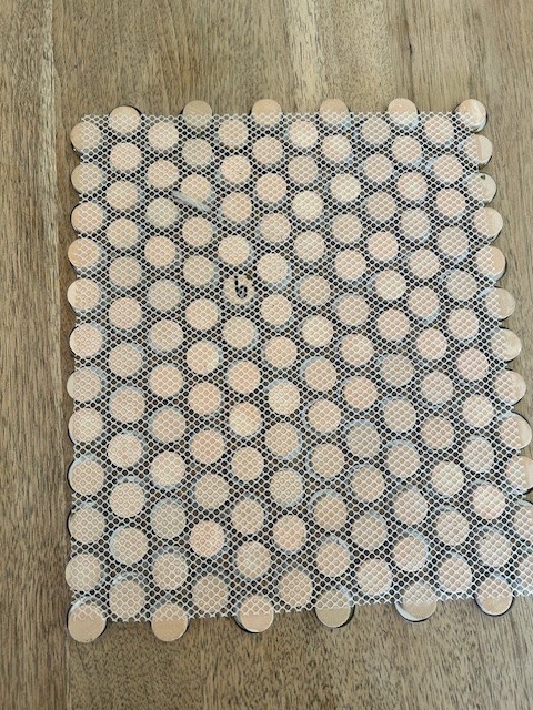 7/8″ Penny Tile Round Brushed Stainless Steel Backsplash Mosaic – 15 Sq. ft.