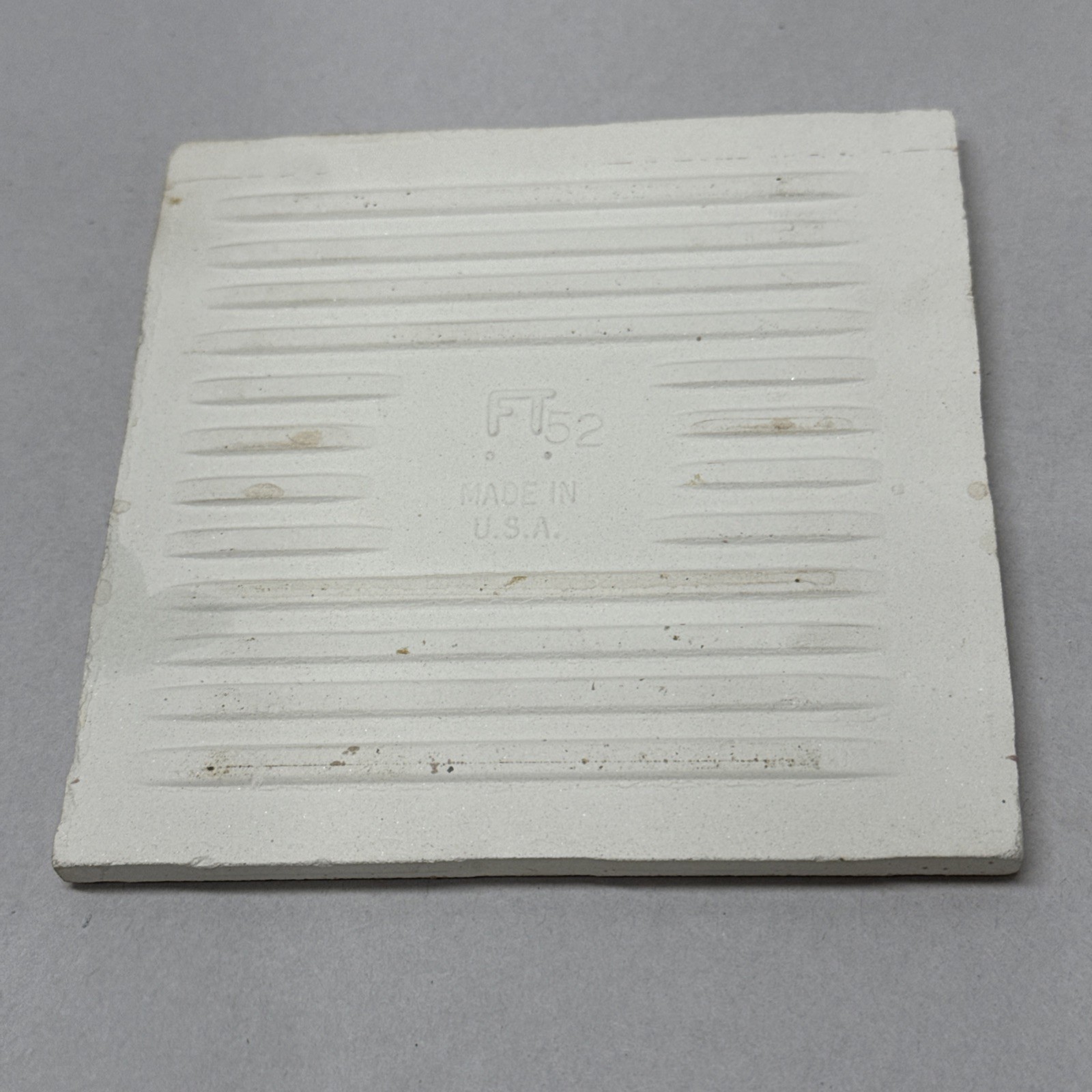 Ft Florida Tile USA 4-3/8″ Vintage Venetian Pink Tile NOS 4×4 Subway Tile Rose