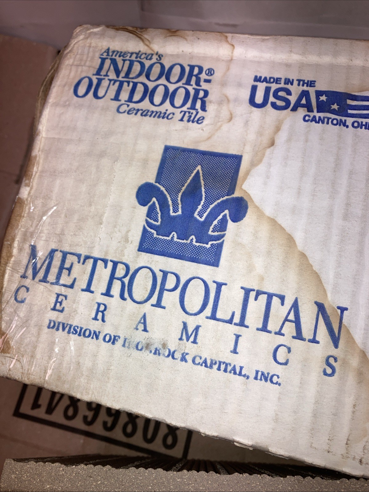 Metropolitan Ceramics USA MT107 6×6 Quarry Tile Ribbed Anti-Slip Full Box 28