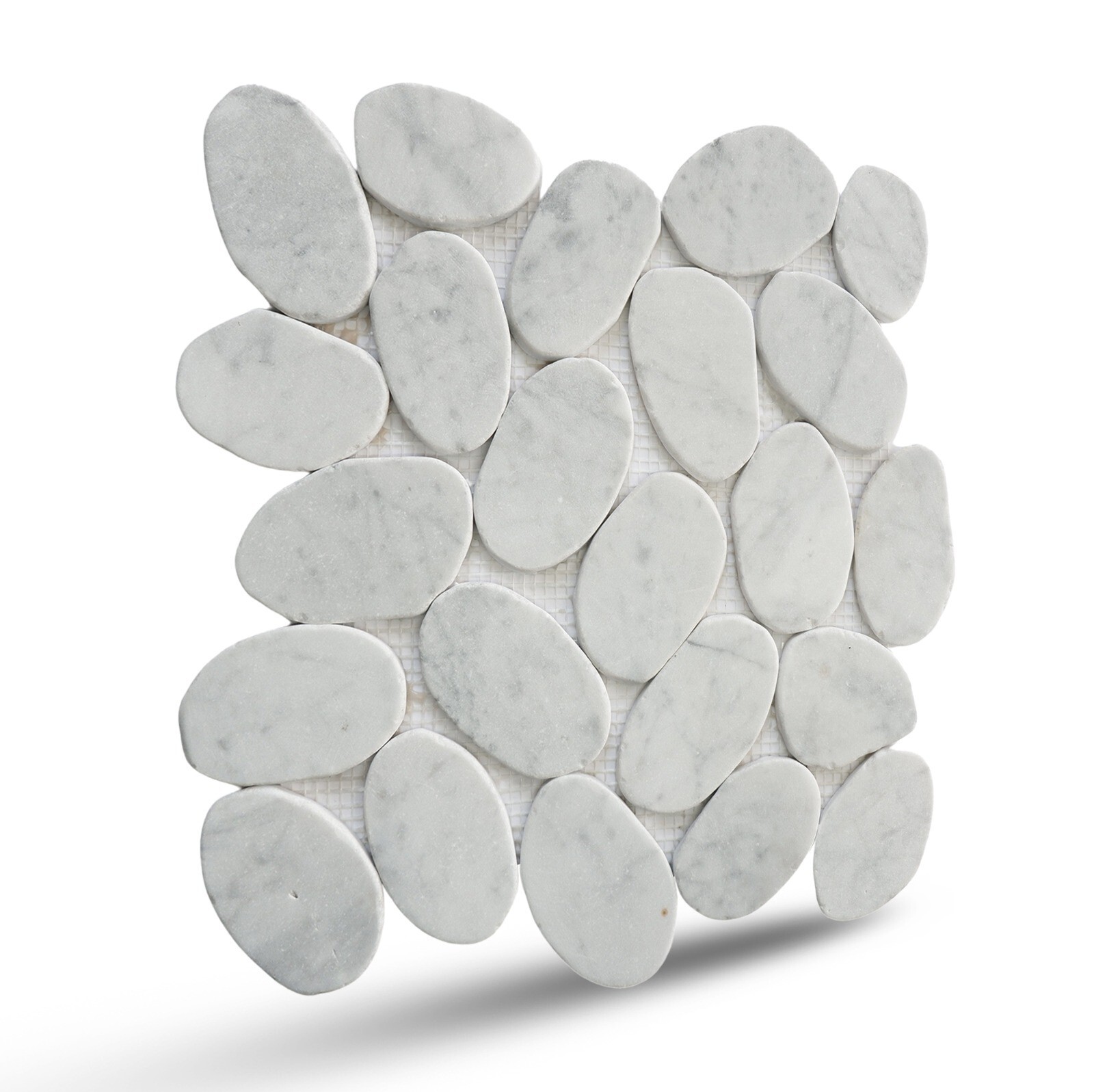 XL Slice Carrara Mosaic Wall & Floor Tile ($13.98/SqFt)