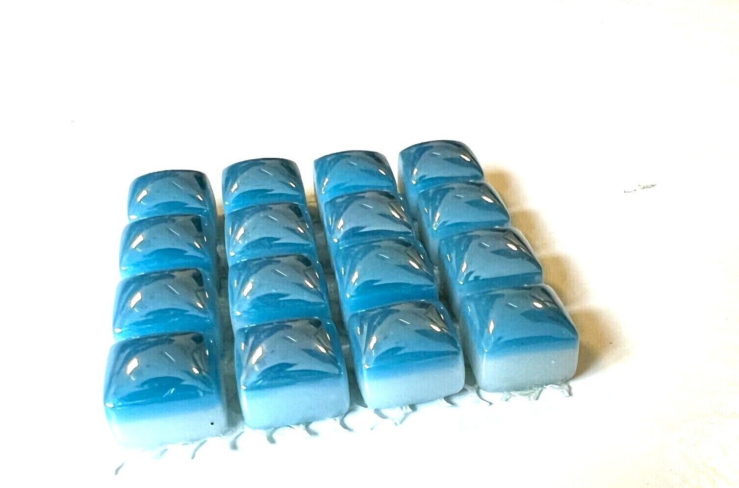 Ocean Blue Convex Glass Mosaic Decorative Tile Backsplash Spa Shower 2×2