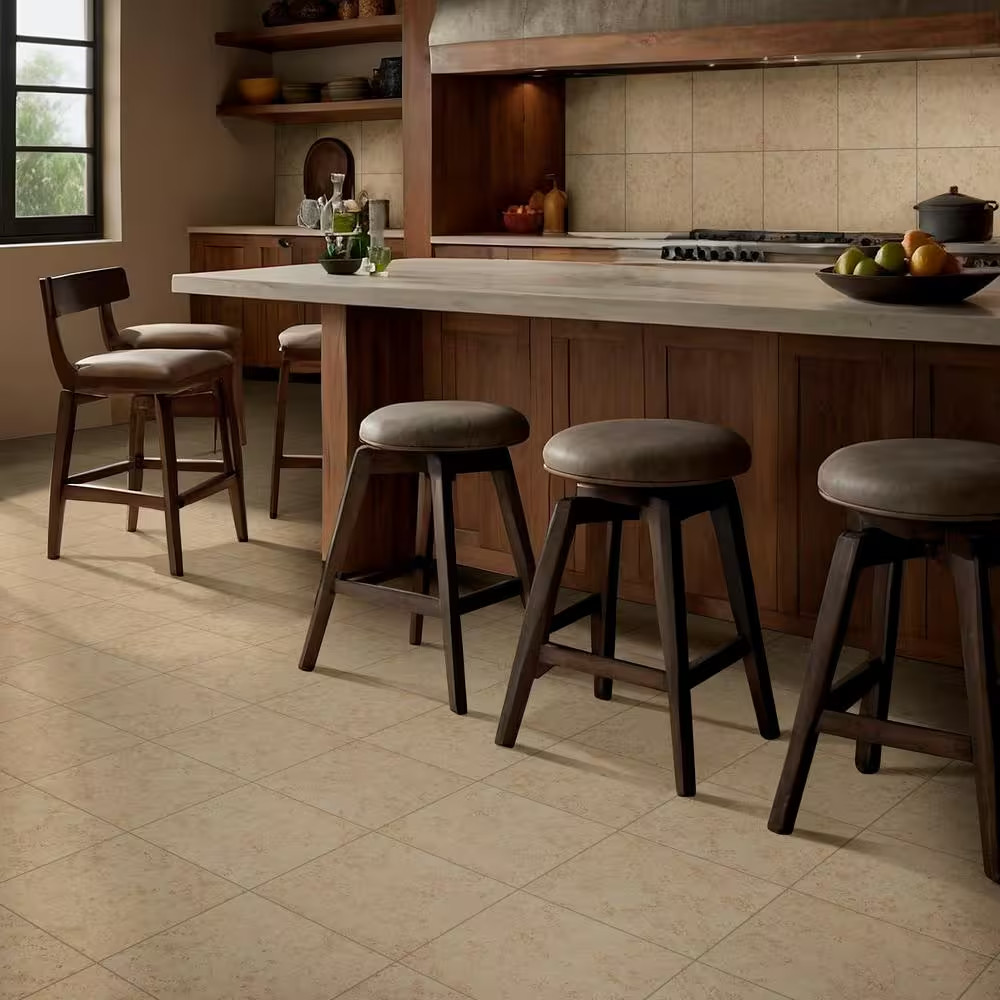 Baja Beige 12 In. X 12 In. Matte Ceramic Floor and Wall Tile (15 Sq. Ft. /Case)