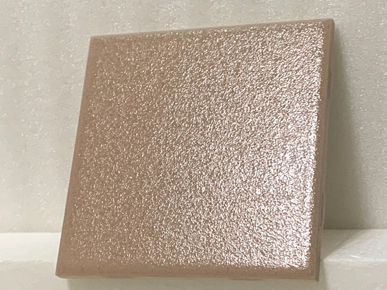Vintage New Mid-State Ceramic 4 3/8 x 4 3/8 Mexican Sand textured glaze