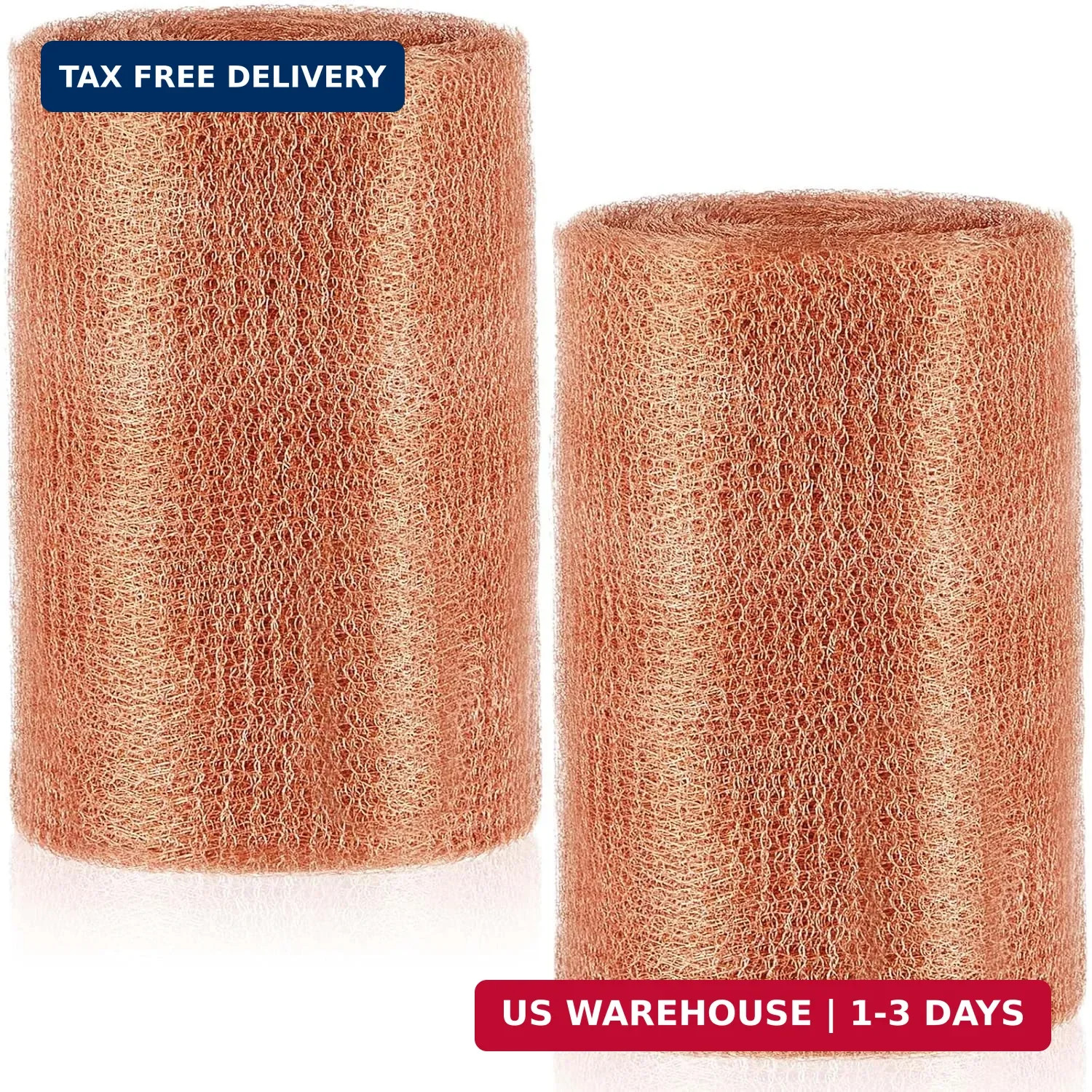 Gisafai 8″ x 100 ft Copper Mesh Rodent Control Copper Wool for Slugs Rustproof D