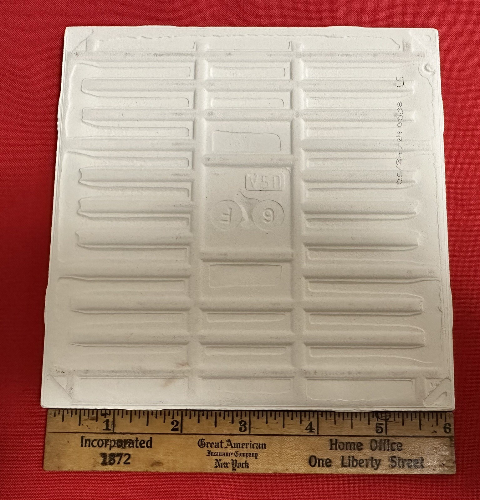 1 pc. *Matte Designer White* #61 by American Olean 6″ X 6″ Ceramic Tile: NEW