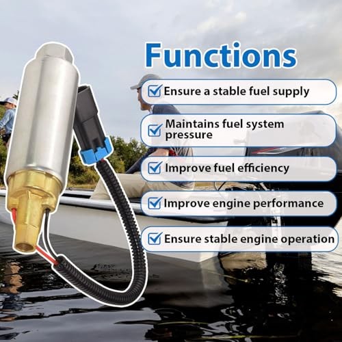 Low Pressure Electric Fuel Pump Compatible With Mercury Mercruiser Marine Boat