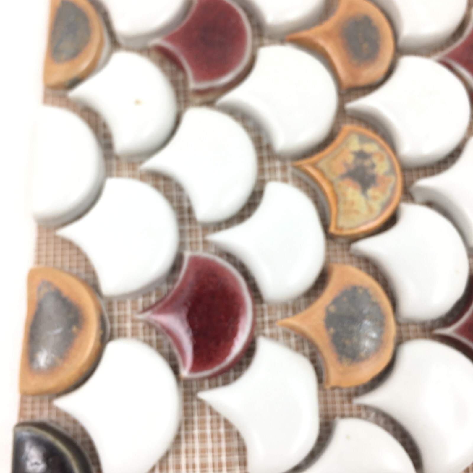 Handmade Ceramic Tile Mosaic Feature Panel Ready To Install 5.75″ x 5.75″ x 3/8″