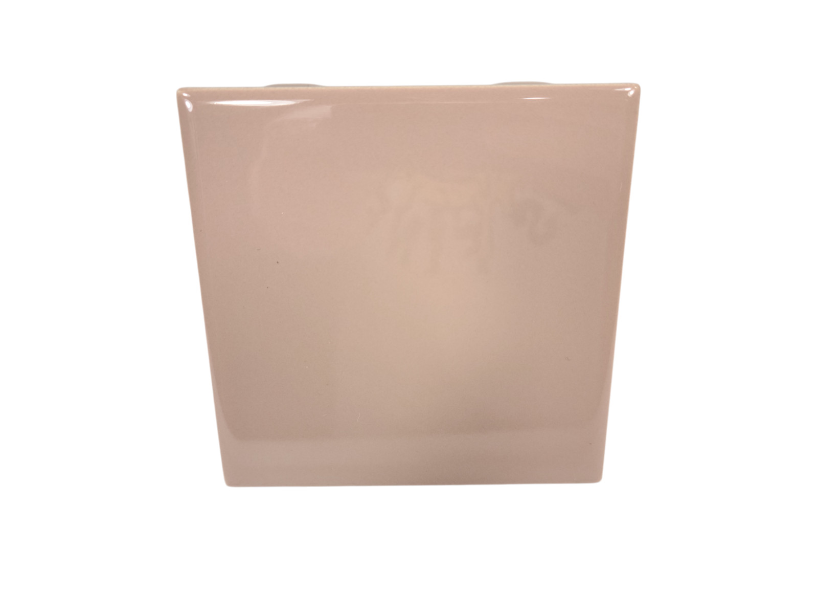 Pink Wild Rose Ceramic Tile 4.25 in Subway Square Color 243 Mid Century Modern