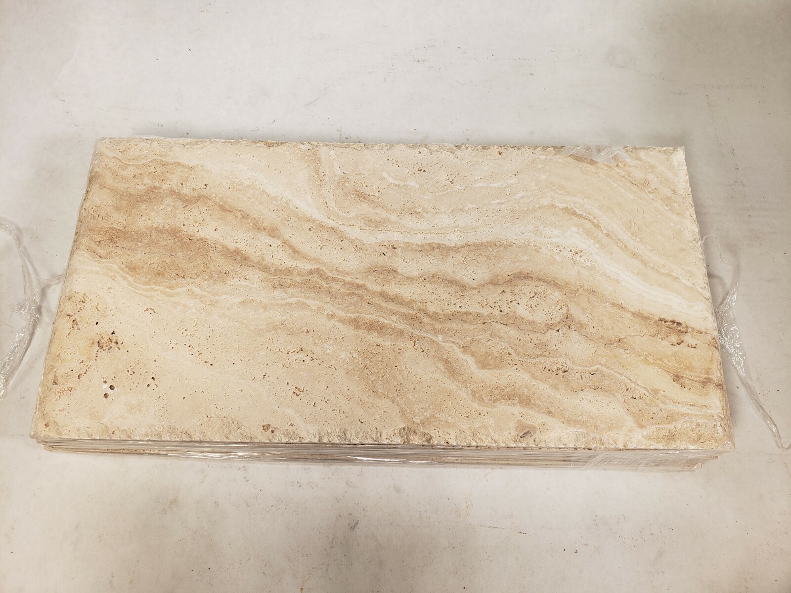 EMSER TRAV CHISELED COFFEE TRAVERTINE, ANTIQUE & TUMBLED CHISELLED 8X16