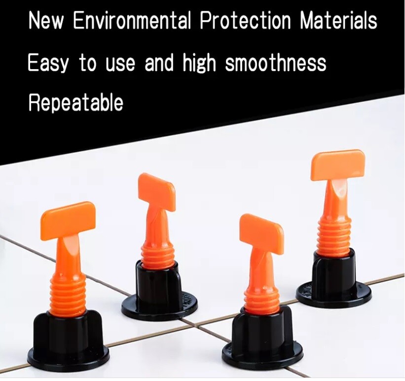 Reusable Anti-Lippage Tile Leveling System Positioning Kit wall and floor 1.5mm