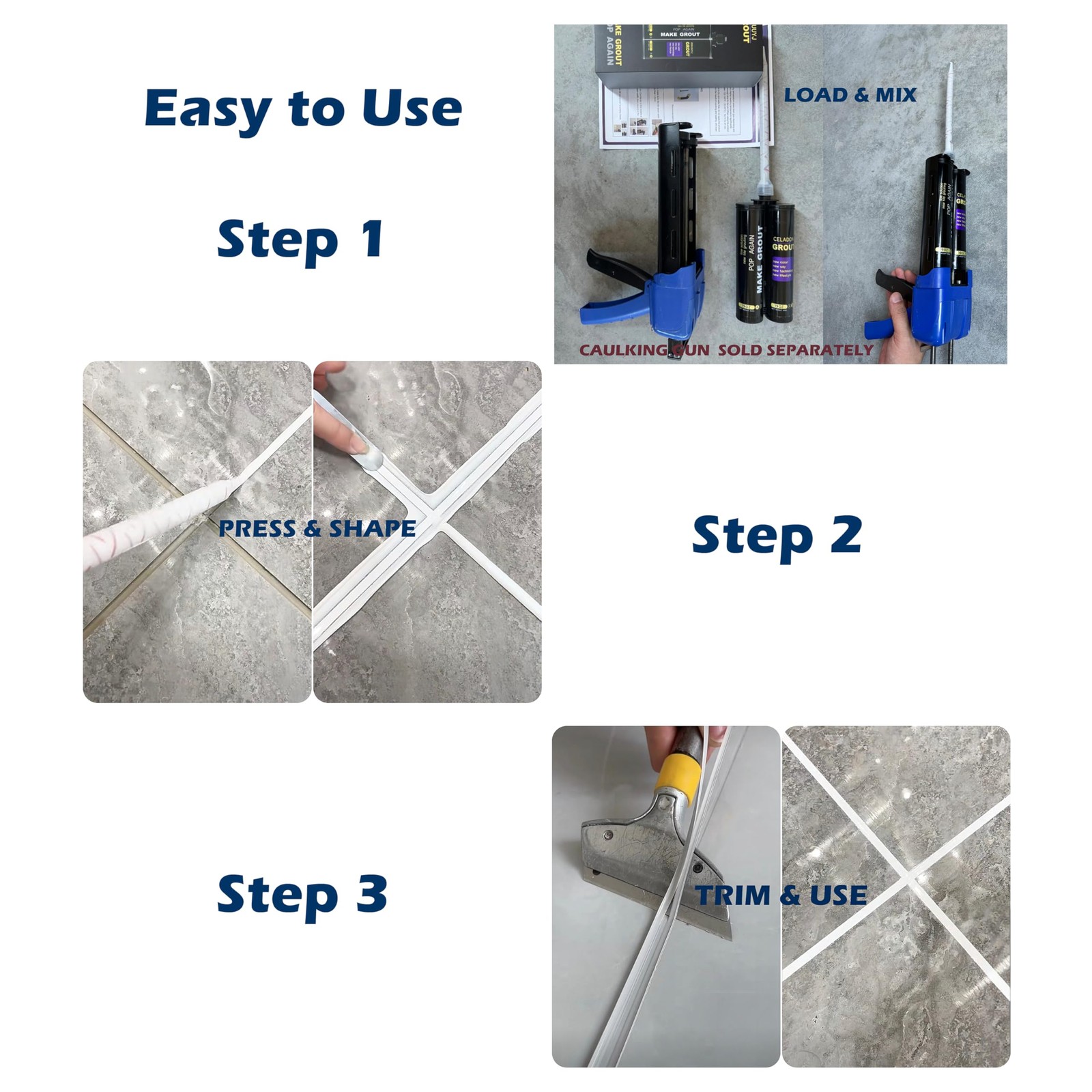 Epoxy Grout Jet Black 13.5 fl oz ｜Water & Stain Resistant & Zero Maintenance｜…