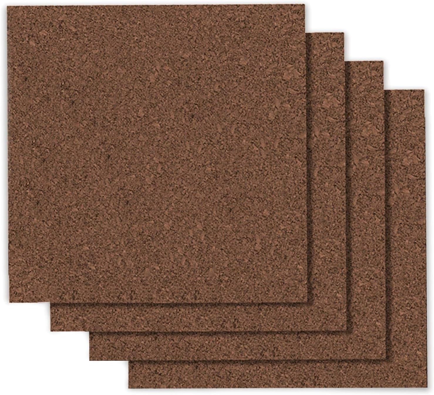 Quartet Cork Tiles, Bulletin Board Panels 12″ x x x 12″, Dark