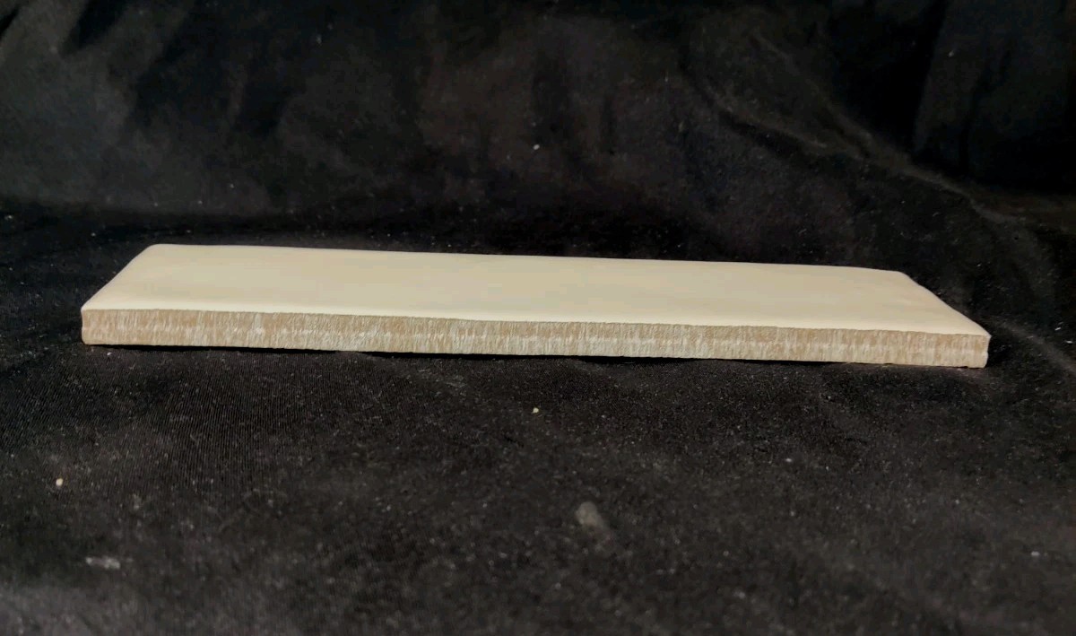 Stainmaster #5338267 Zellige-style 2″ X 8″ White Porcelain Wall Tile 34 Pcs
