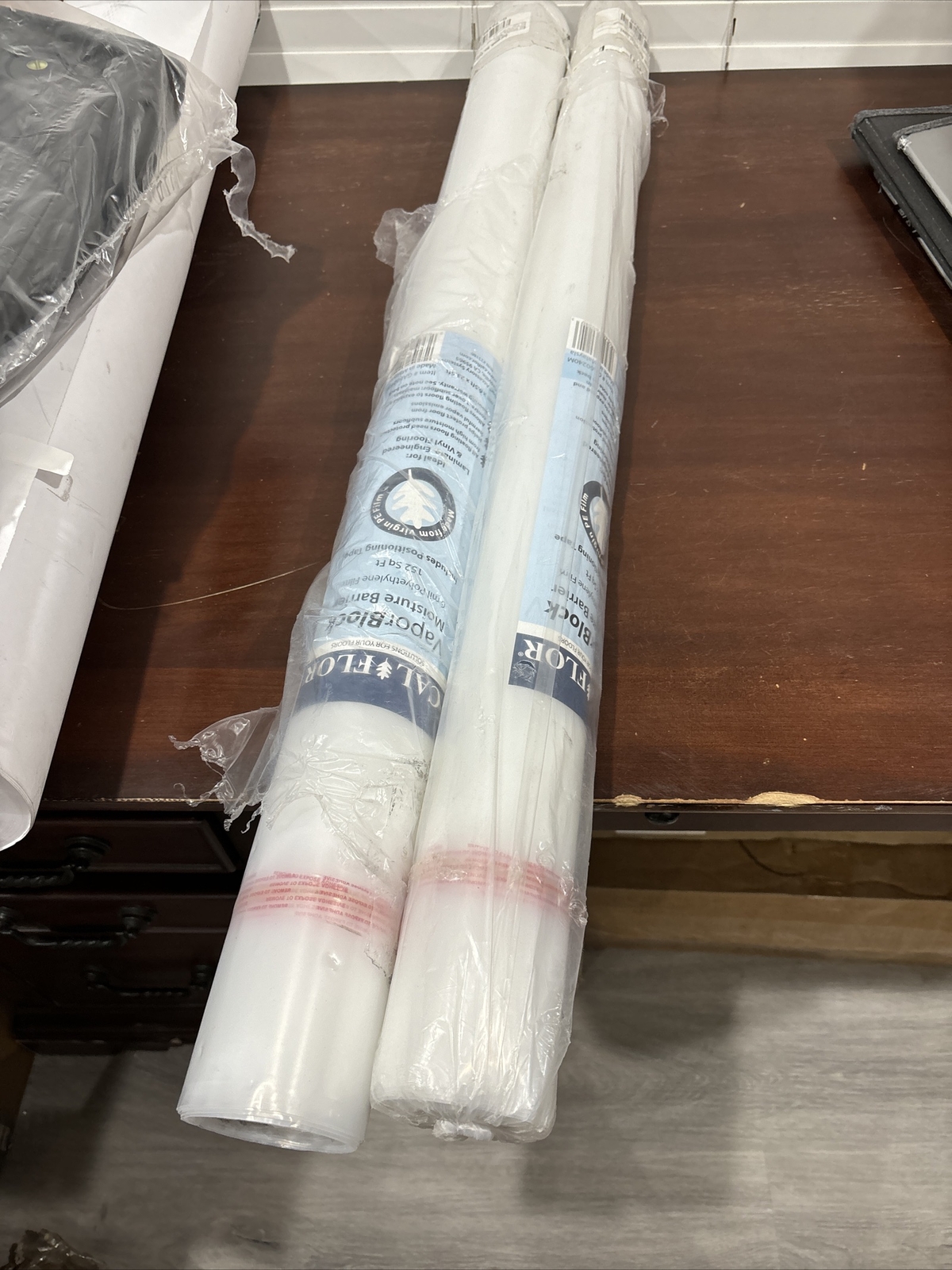 Vapor Barrier Underlayment for Hardwood Laminate Floors Polyethylene 150 sq. ft.