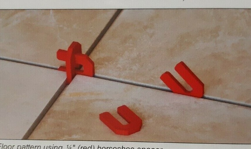 Gundlach HTS-18 Horseshoe Tile Spacers 1/8″ inch 100 per pack! MADE IN USA!!!