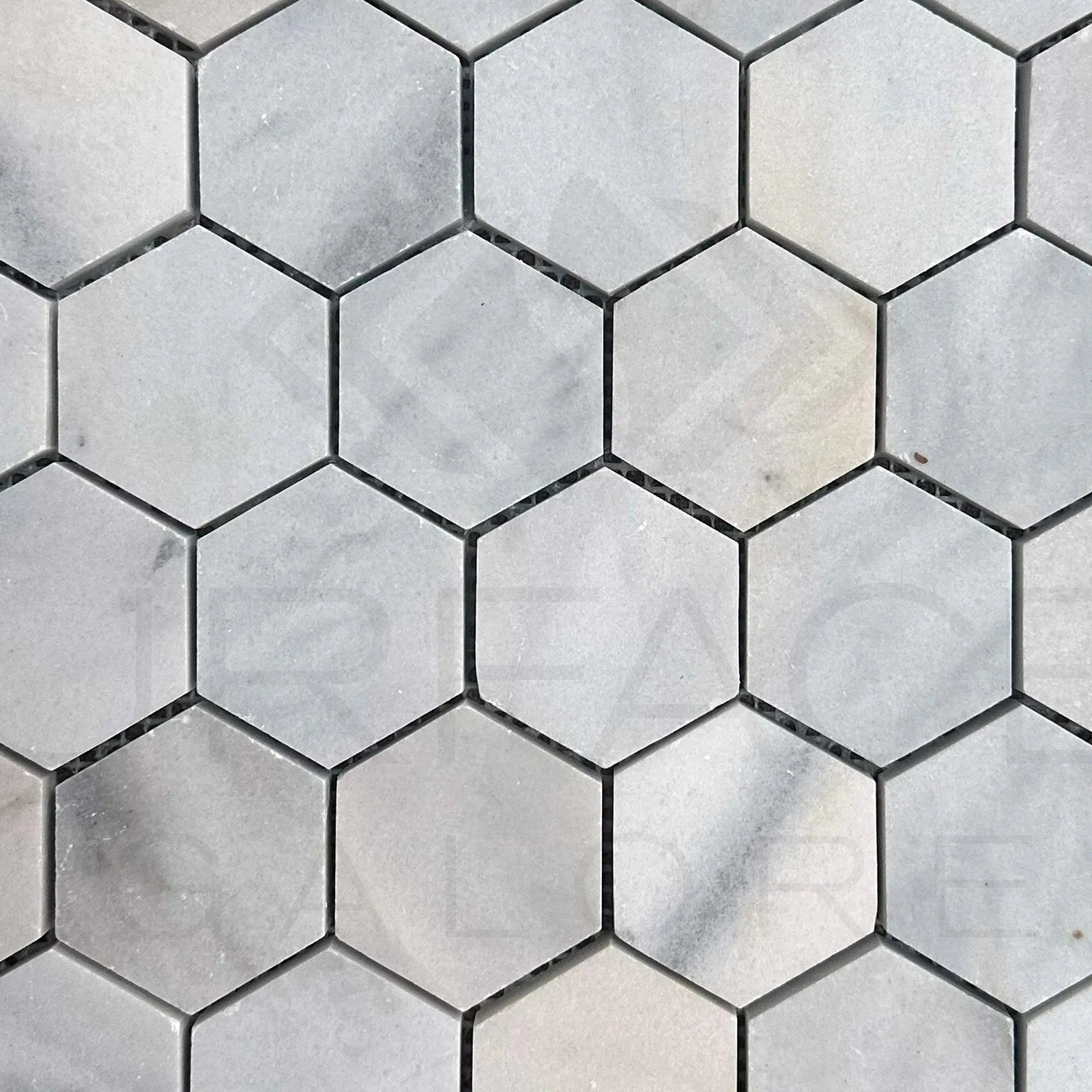 White Marble 2 inch Hexagon Honed Mosaic Tile 45 Sq.Ft. $6.66/Sq.Ft.