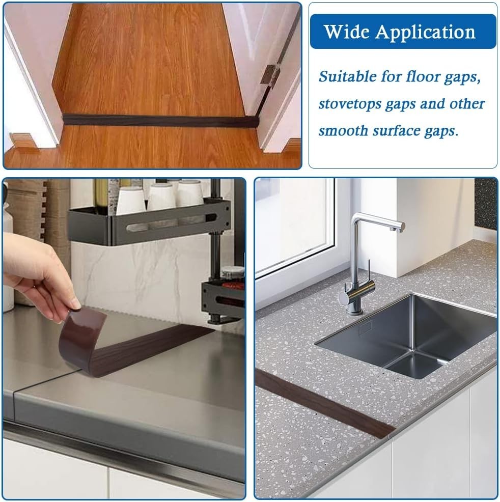 Floor Transition Strip Self Adhesive Floor Cover Strips Laminate 1.57″ Wide Viny