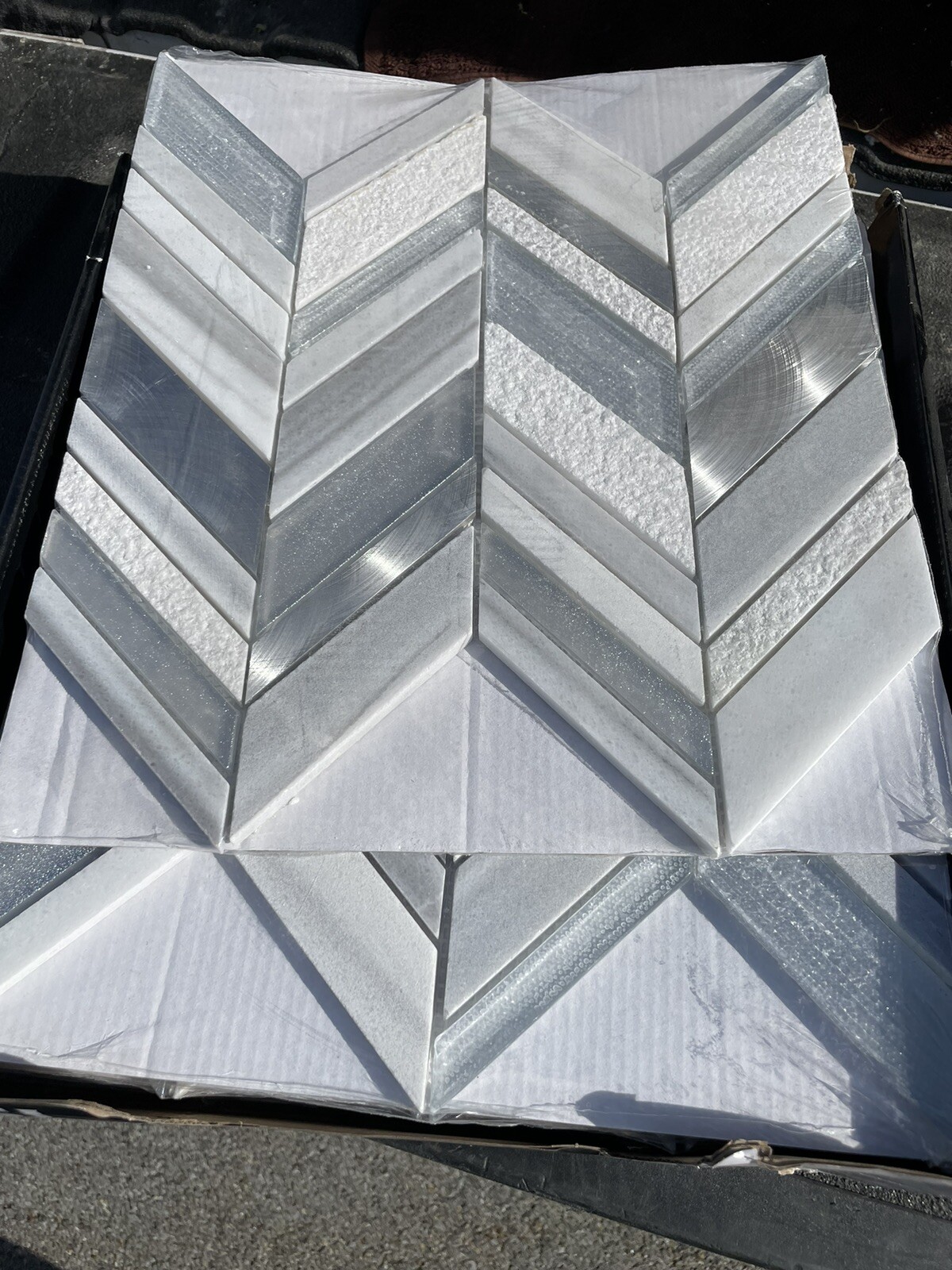 New 1 Box (10 Pcs) MSI Harlow Chevron , 8 Mm Thick 12”X11”