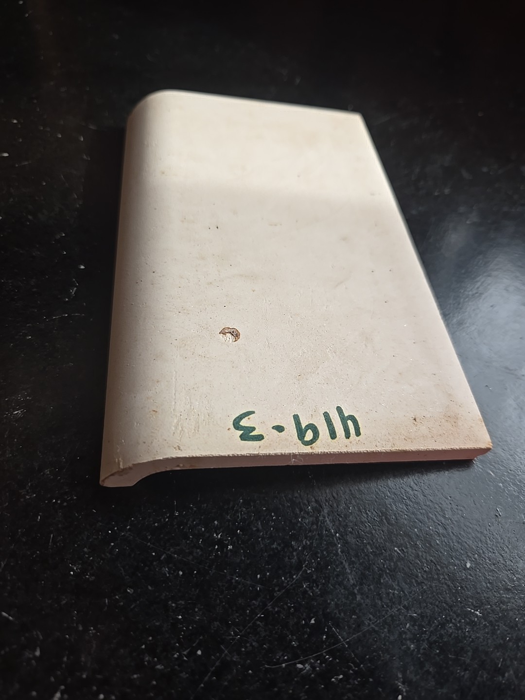 Vtg Cove Base Sand Tile NOS 6 1/8″ X 3 7/8″