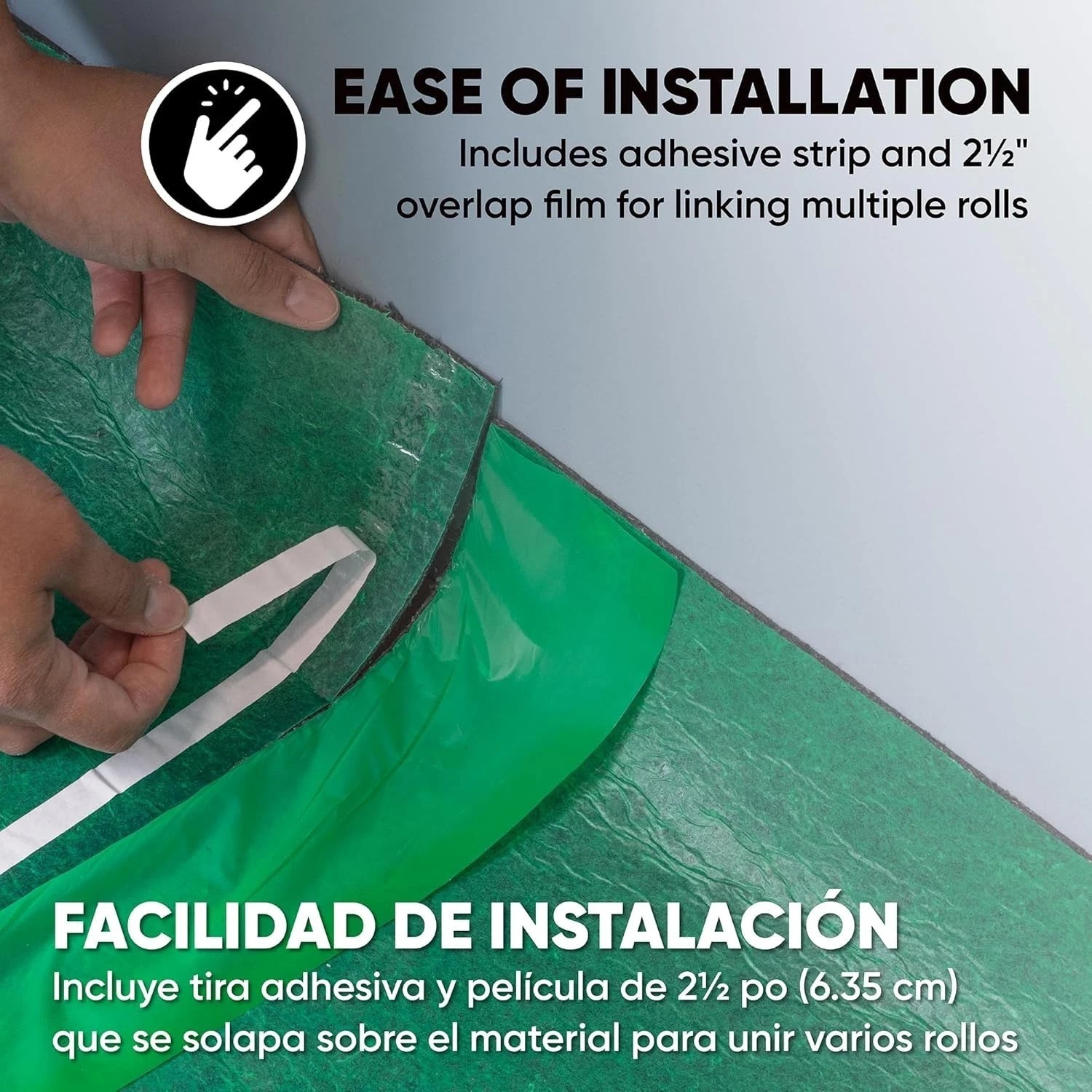 Ultimate 100 sq. ft. Super Felt Insulating Underlayment – Deep Sound Absorption