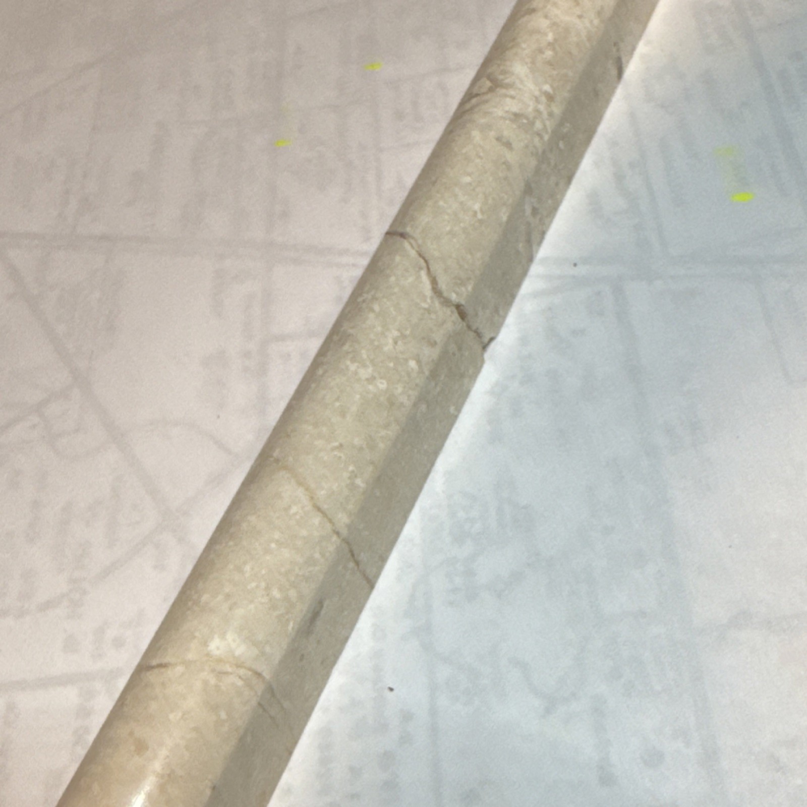 Travertine Pencil Trim Tile – Molding Rod with Groove – Natural Stone – Liner