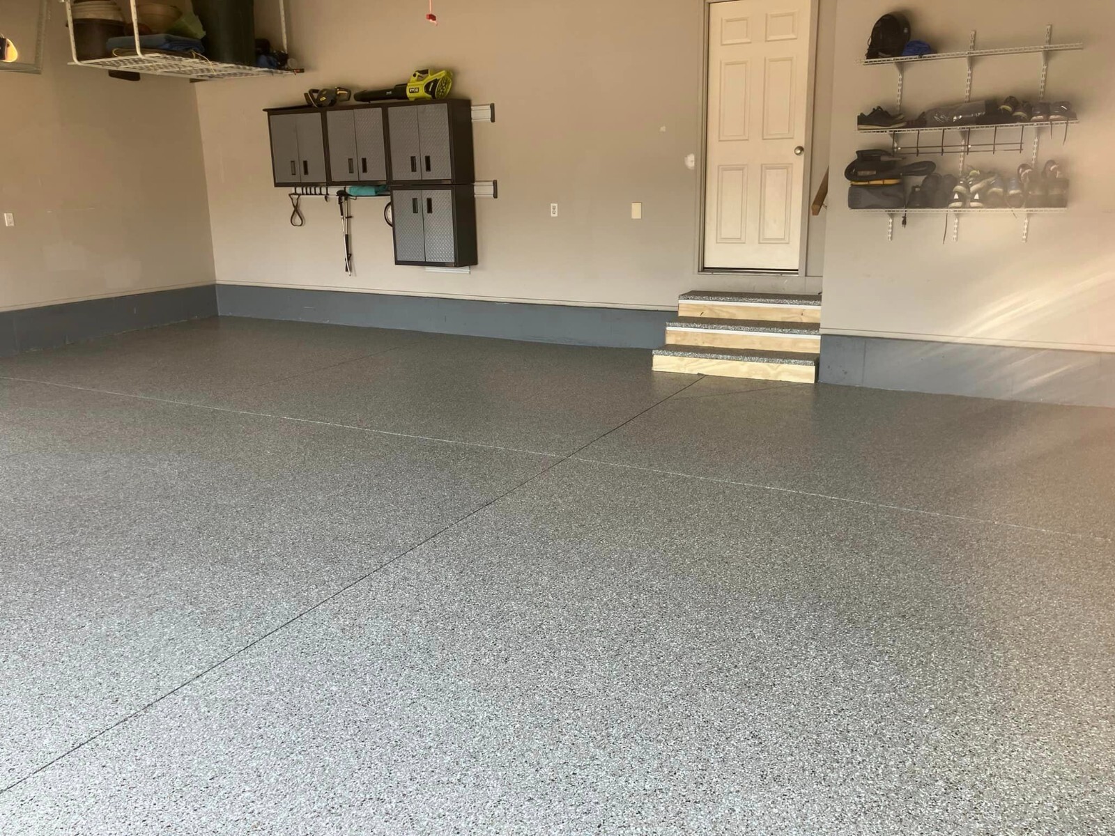 Duratek -(B100+S85)- 2 Car Garage-500 Sq/FT KIT- Polyurea Base-Polyaspartic-Tan
