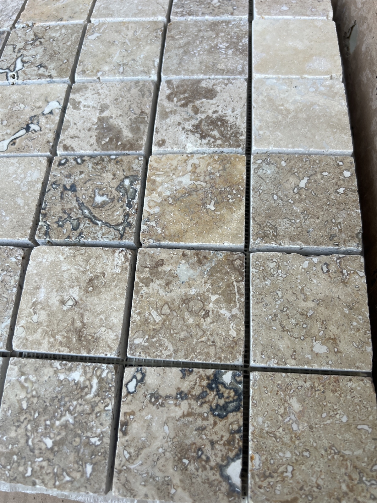 Casa Antica Beautiful- neutral & natural Stone – 12″x12″ 3/8 “ Have 9